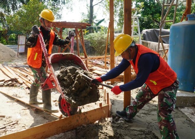 Sinergi TNI dan Warga Wujudkan Fasilitas Ibadah yang Lebih Nyaman di Desa Bandaraya