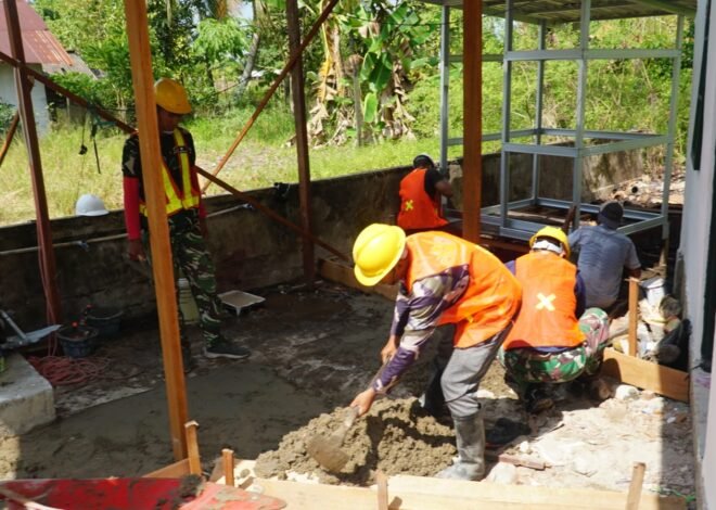 Pengecoran Tempat Wudhu Jadi Langkah Penting Penyempurnaan Musholla Darul Iman