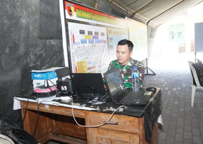 Posko TMMD 129 Jadi Pusat Kendali, Pantau Progres Pembangunan Desa Secara Terpadu