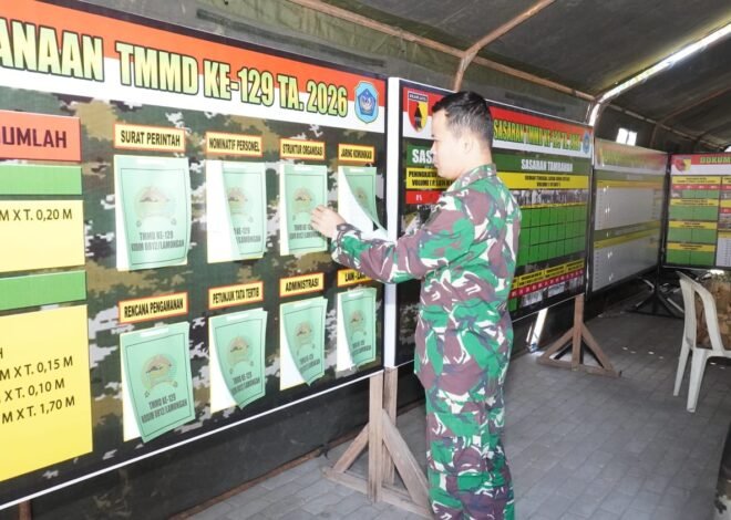 Posko TMMD 129 Jadi Ruang Koordinasi, Perkuat Sinergi Satgas dan Masyarakat