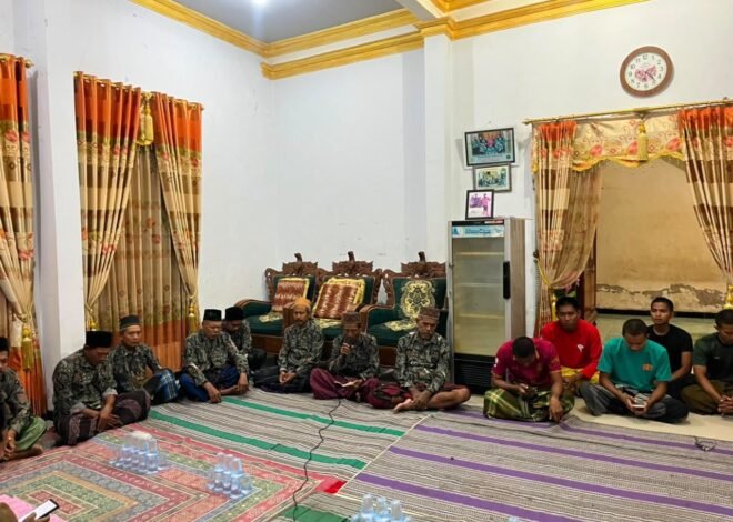 Lepas Penat Pembangunan, Satgas TMMD ke-129 Menyatu dalam Hangatnya Doa dan Tahlil Bersama Warga Tlemang