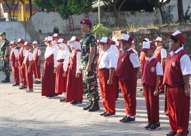 Kehadiran Satgas TMMD di SDN Tlemang Bangkitkan Semangat Belajar dan Cita-cita Siswa