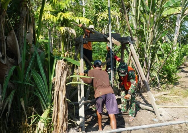 Satgas TMMD Ke-129 Genjot Pembangunan Sumur Bor Demi Ketersediaan Air Bersih