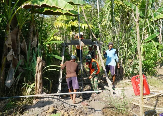 Sumur Bor TMMD Ke-129 Dipersiapkan untuk Tingkatkan Kesehatan Masyarakat Desa Bandar Raya