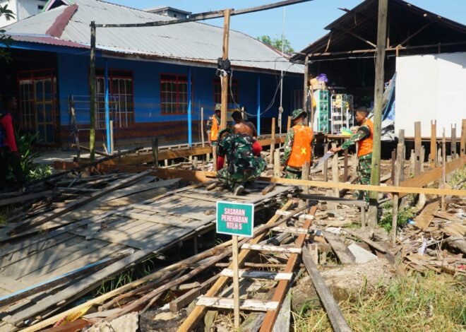 Tahap Pondasi RTLH TMMD Jadi Awal Wujudkan Hunian Layak bagi Ibu Rini