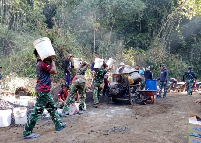 Pengerjaan Rabat Beton TMMD Ke-129 Kodim 1626/Bangli Capai 47 Persen, Akses Warga Kian Terbuka