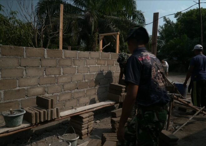 Gotong Royong Satgas TMMD dan Warga Percepat Pembangunan Jalan Penghubung Deniang–Penyamun