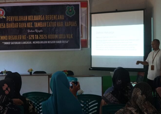Program Nonfisik TMMD Ke-129 Dorong Terwujudnya Keluarga Sehat dan Berkualitas