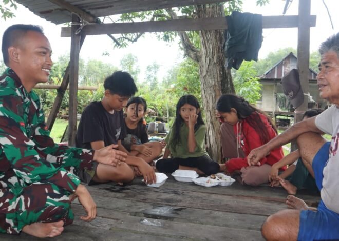 Bapak Abdul Ghasani Terus Bantu Satgas TMMD Tanpa Kenal Waktu Demi Kemajuan dan Perubahan Desanya