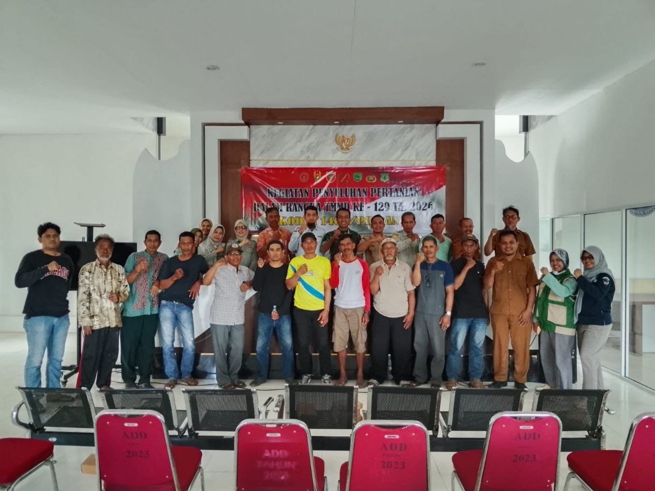 Tingkatkan Produktivitas Petani, Satgas TMMD Ke-129 Kodim 1404/Pinrang Gelar Penyuluhan Pertanian