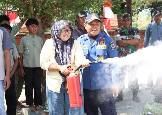 Masyarakat Desa Luwung Kencana Diberi Pengetahuan Pencegahan Kebakaran oleh Kodim dan Damkar
