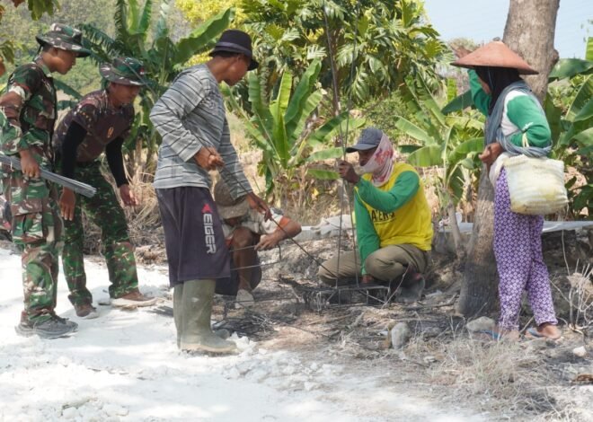 Ketelitian Satgas TMMD Jadi Kunci Kekuatan Pondasi Tandon Air di Desa Tlemang