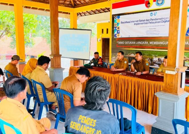Satgas TMMD Dorong Literasi Digital Aparatur Desa Lewat Sosialisasi Internet Sehat