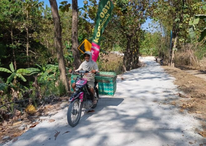 Meski Progres Baru 40 Persen, Jalan Rabat Beton TMMD Sudah Bisa Dilalui Sepeda Motor
