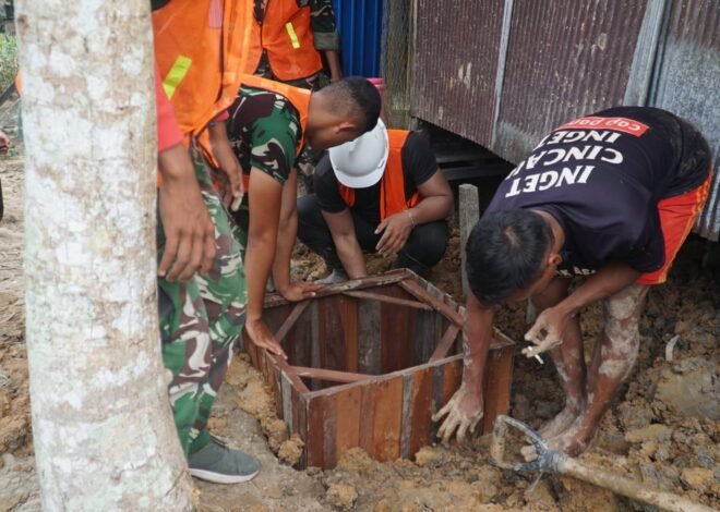 TMMD Reguler ke-129 Kodim 1011/KLK Hadirkan Manfaat Nyata Melalui Pembangunan MCK Layak