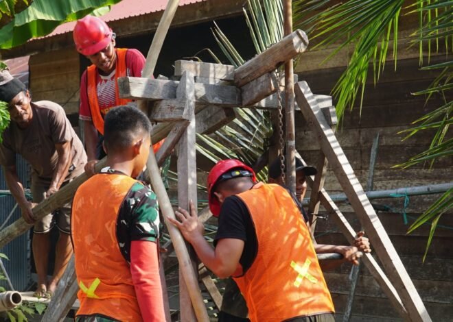 Satgas TMMD Reguler Ke-129 Kodim 1011/KLK Kebut Tahap Pengeboran Sumur Bor Sasaran 5 Demi Penuhi Kebutuhan Air Bersih Warga