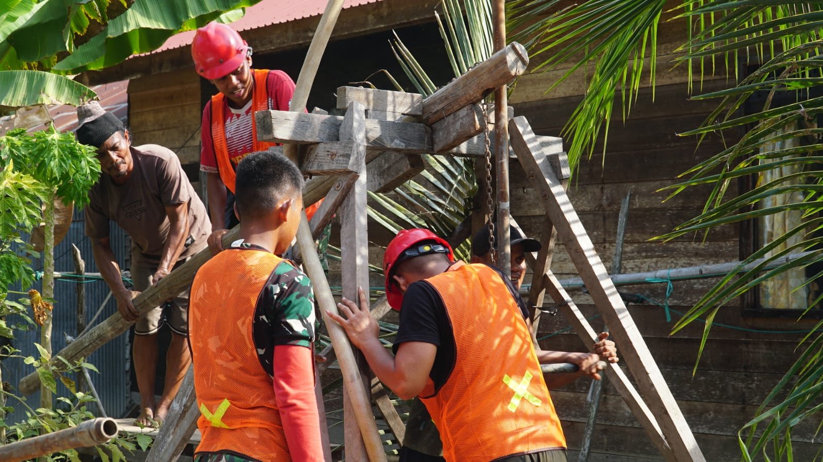 Satgas TMMD Reguler Ke-129 Kodim 1011/KLK Kebut Tahap Pengeboran Sumur Bor Sasaran 5 Demi Penuhi Kebutuhan Air Bersih Warga