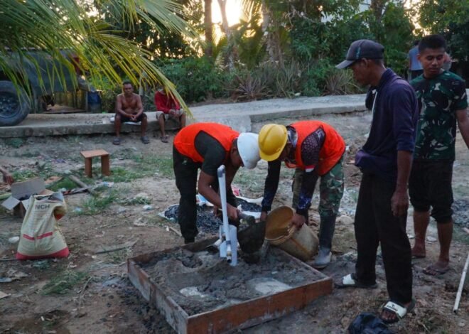 TMMD Reguler Ke-129 Kodim 1011/KLK Wujudkan Infrastruktur Air Bersih Melalui Penyelesaian Sumur Bor Sasaran 3