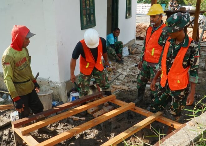 TMMD Reguler Ke-129 Kodim 1011/KLK Tingkatkan Akses Sanitasi Warga Melalui Pembangunan MCK Sasaran 5
