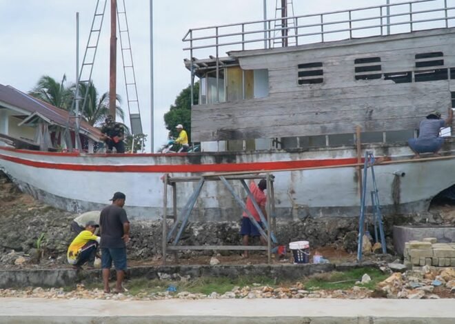 Pengecatan Fasilitas Umum Jadi Sasaran TMMD Ke-129 Kodim 1311/Morowali