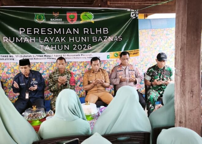 Wujudkan Impian Warga, Komandan Satgas TMMD Ke-129 Kodim 1404/Pinrang Resmikan RTLH di Desa Tapporang