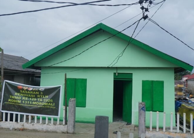 Renovasi RTLH Milik Bapak Suhardin di Desa Umbele Lama Rampung, Tingkatkan Kualitas Hunian Warga