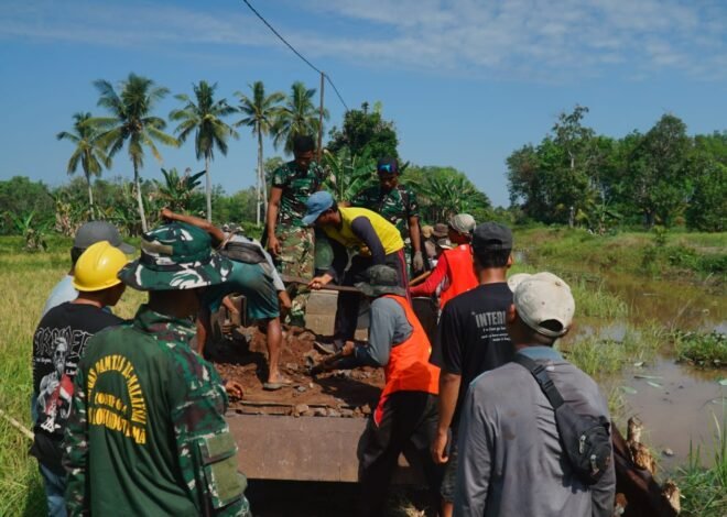 Material Becros Terus Diratakan, Satgas TMMD Optimalkan Peningkatan Jalan 1,2 Kilometer
