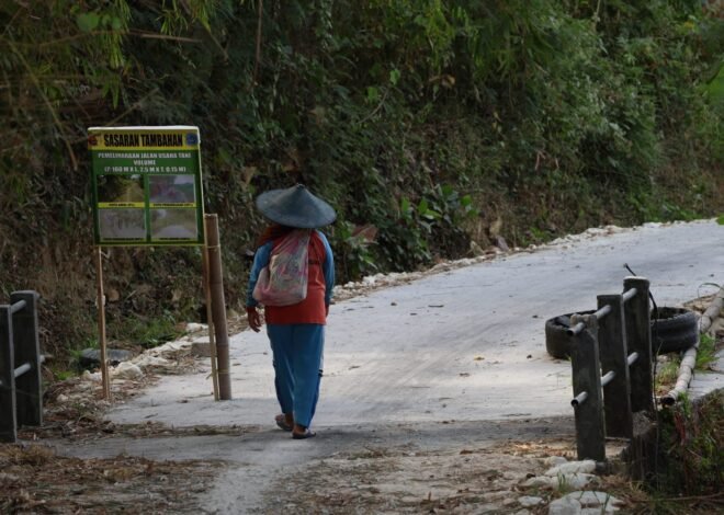 Senyum Petani Tlemang Menyambut Jalan Baru: Impian Menuju Sawah Kini Jadi Kenyataan Lewat TMMD ke-129