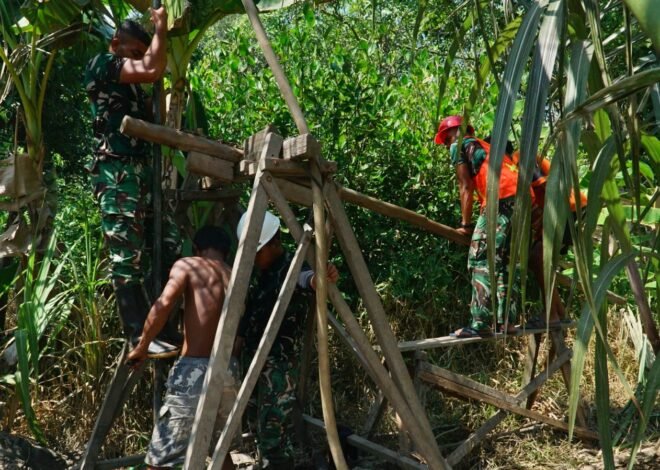 Gotong Royong Satgas TMMD dan Warga Warnai Penggalian Sumur Bor SAS 2
