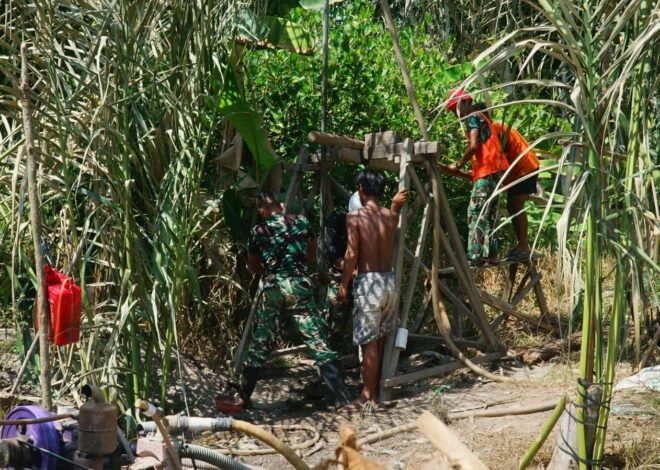 Satgas TMMD Optimalkan Pembangunan Sumur Bor SAS 2 untuk Tingkatkan Kesejahteraan Warga