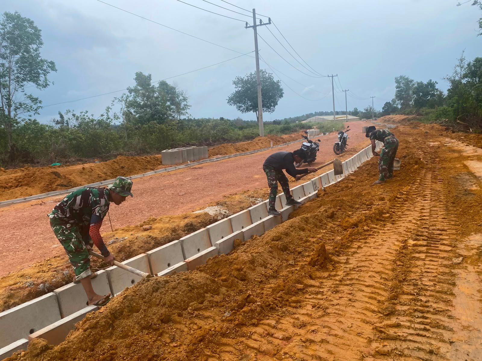 Satgas TMMD Ke-129 Bergerak Cepat, Infrastruktur di Kabupaten Bintan Dikebut Jelang Penilaian Tim Wasev Mabes TNI AD