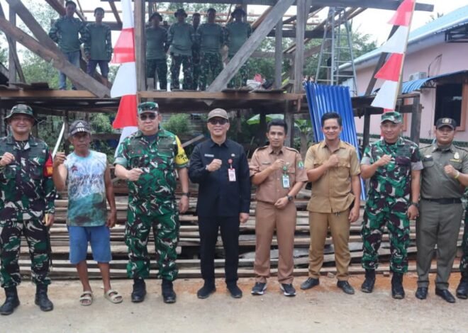 Tim Wasev Nilai TMMD Ke-129 di Desa Liang Bunyu Wujud Nyata Pengabdian TNI untuk Masyarakat Perbatasan