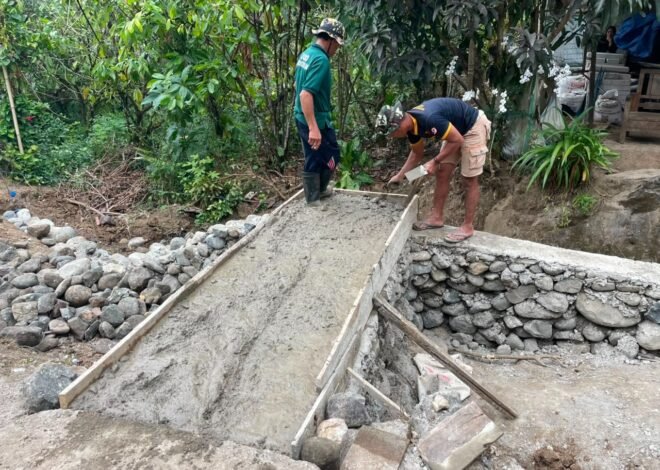 Peningkatan Infrastruktur Dekker Titik 2 di Dusun Samaenre oleh TMMD Ke-129