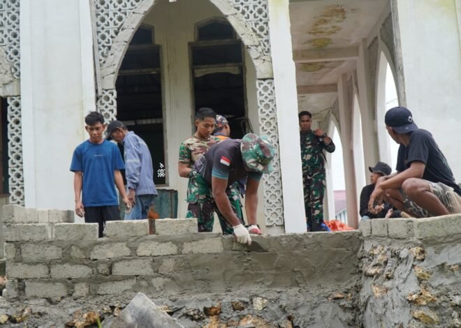 Kemanunggalan TNI dan Rakyat Terus Terjalin Melalui Program Manunggal Air Bersih TMMD Ke-129 Kodim 1311/Morowali