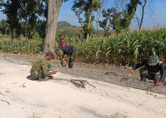 Memasuki Hari Ke-7, Satgas TMMD 129 Pantang Surut Berjibaku dengan Debu Tuntaskan Jalan Rabat Beton