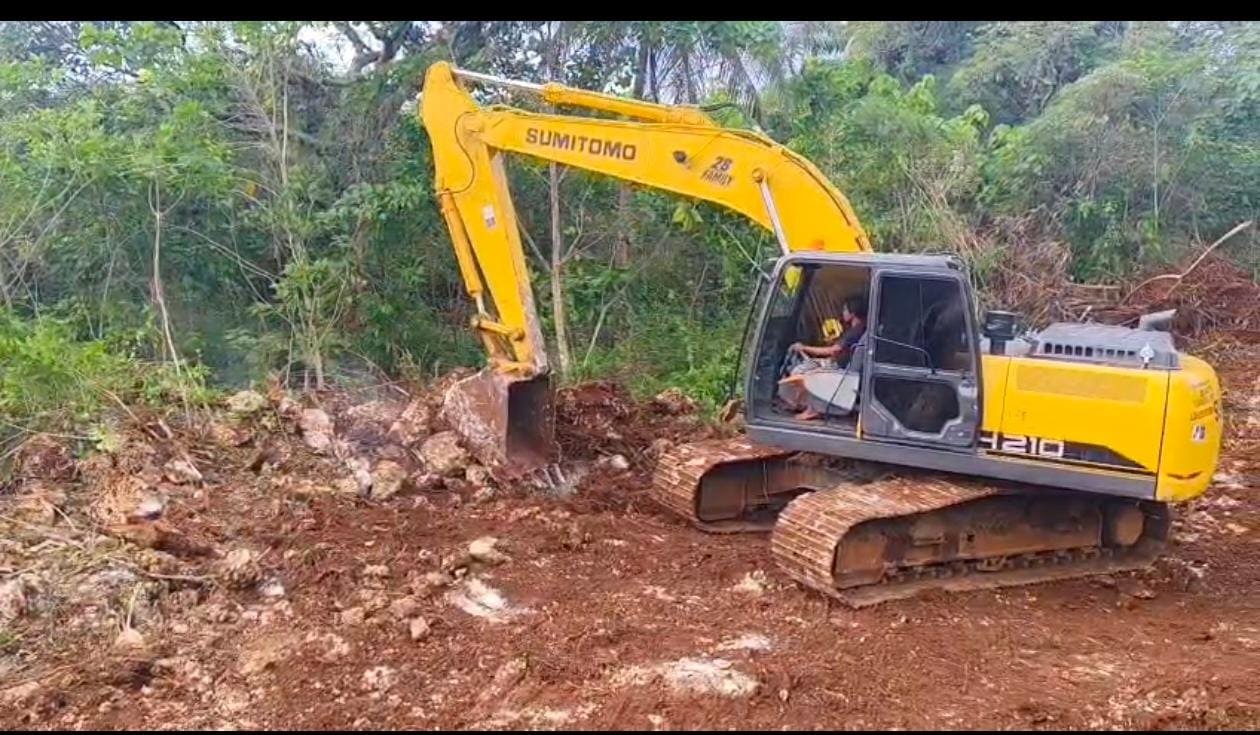 Pembukaan Jalan Penghubung Kepulauan Umbele Terus Dikebut, Satgas TMMD Ke-129 Optimistis Rampung Tepat Waktu