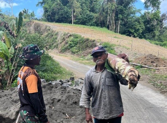 Sapa Warga Jadi Wujud Nyata Kemanunggalan TNI dan Rakyat dalam TMMD Ke-129