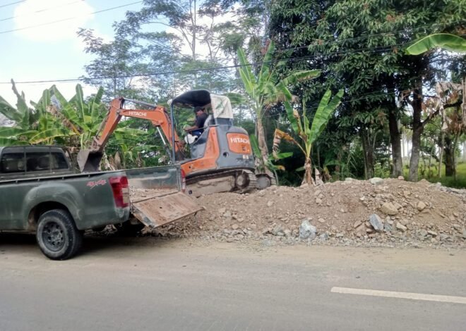Satgas TMMD Kodim 1011/KLK Genjot Pembangunan Jalan Demi Tingkatkan Akses Warga