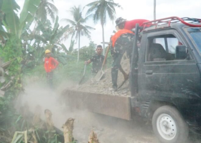 Satgas TMMD Kodim 1011/KLK Genjot Pembangunan Jalan 1,2 Kilometer Demi Kelancaran Mobilitas Warga