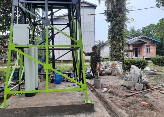 Penyelesaian Instalasi Pipa, Fasilitas Air Bersih TMMD Ke-129 Siap Diperkenalkan