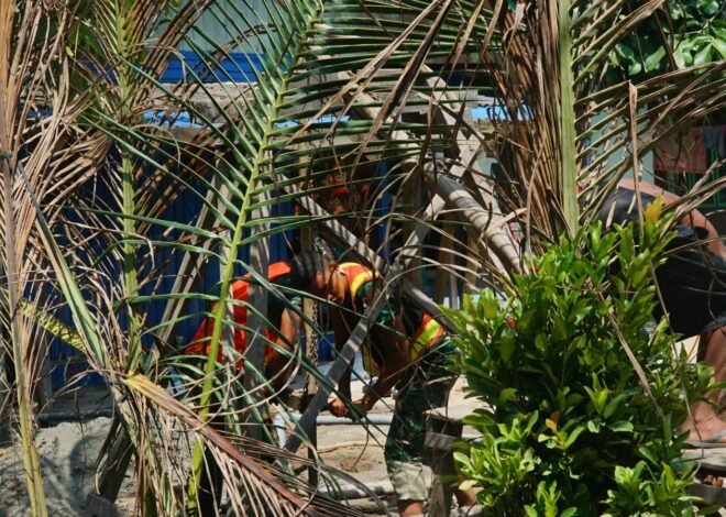 Kolaborasi Satgas TMMD dan Warga Percepat Proyek Sumur Bor di Bandar Raya