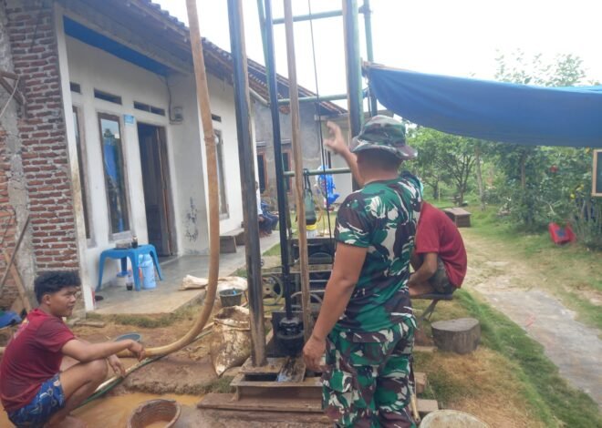 Pemasangan Pipa dan Pompa Jadi Fokus Satgas TMMD Ke-129 Wujudkan Layanan Air Bersih di Pinang Jaya