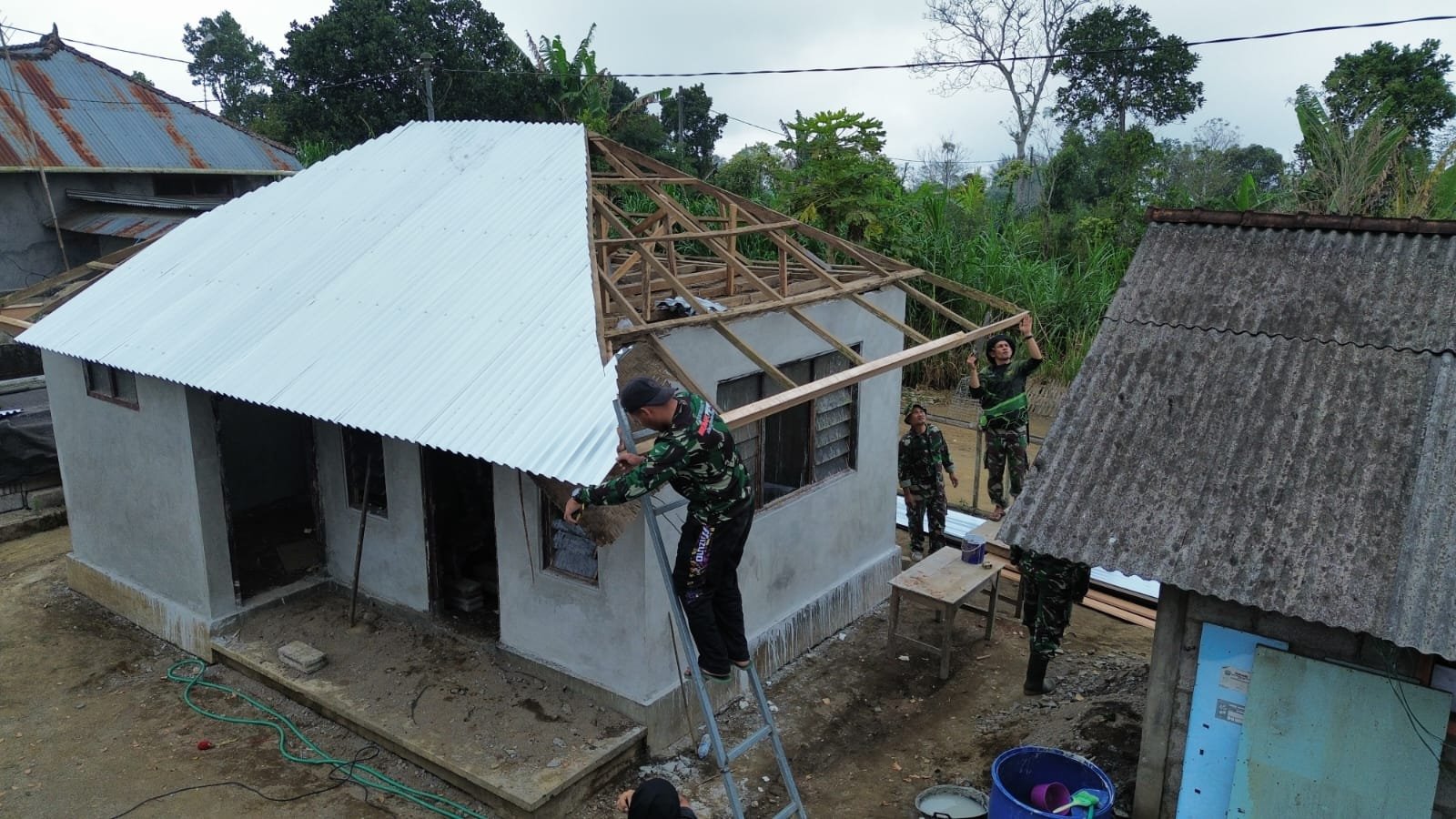 Rehab RTLH TMMD Ke-129 Wujudkan Hunian Layak bagi Ibu Nengah Madri