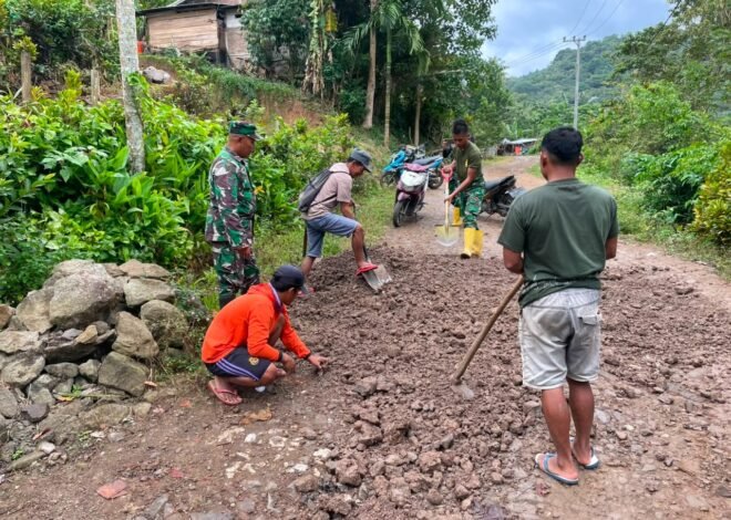 Inisiatif TMMD Ke-129: Pemerataan Jalan di Dusun Samaenre
