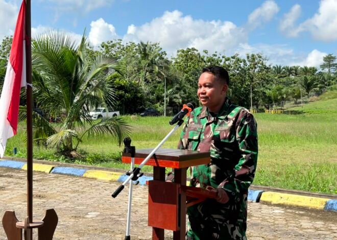 Kegiatan TMMD Ke-129, Penanaman Pohon dan Pelepasan Bibit Ikan di Embung Desa Lapri