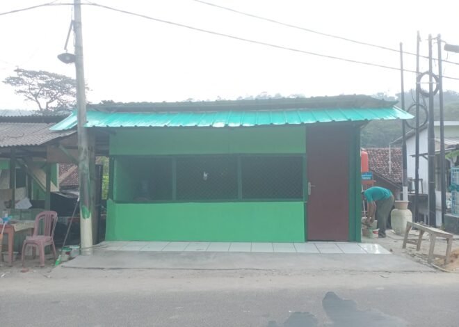 Pos Linmas Jadi Sasaran TMMD Ke-129, Tingkatkan Kesiapsiagaan Lingkungan