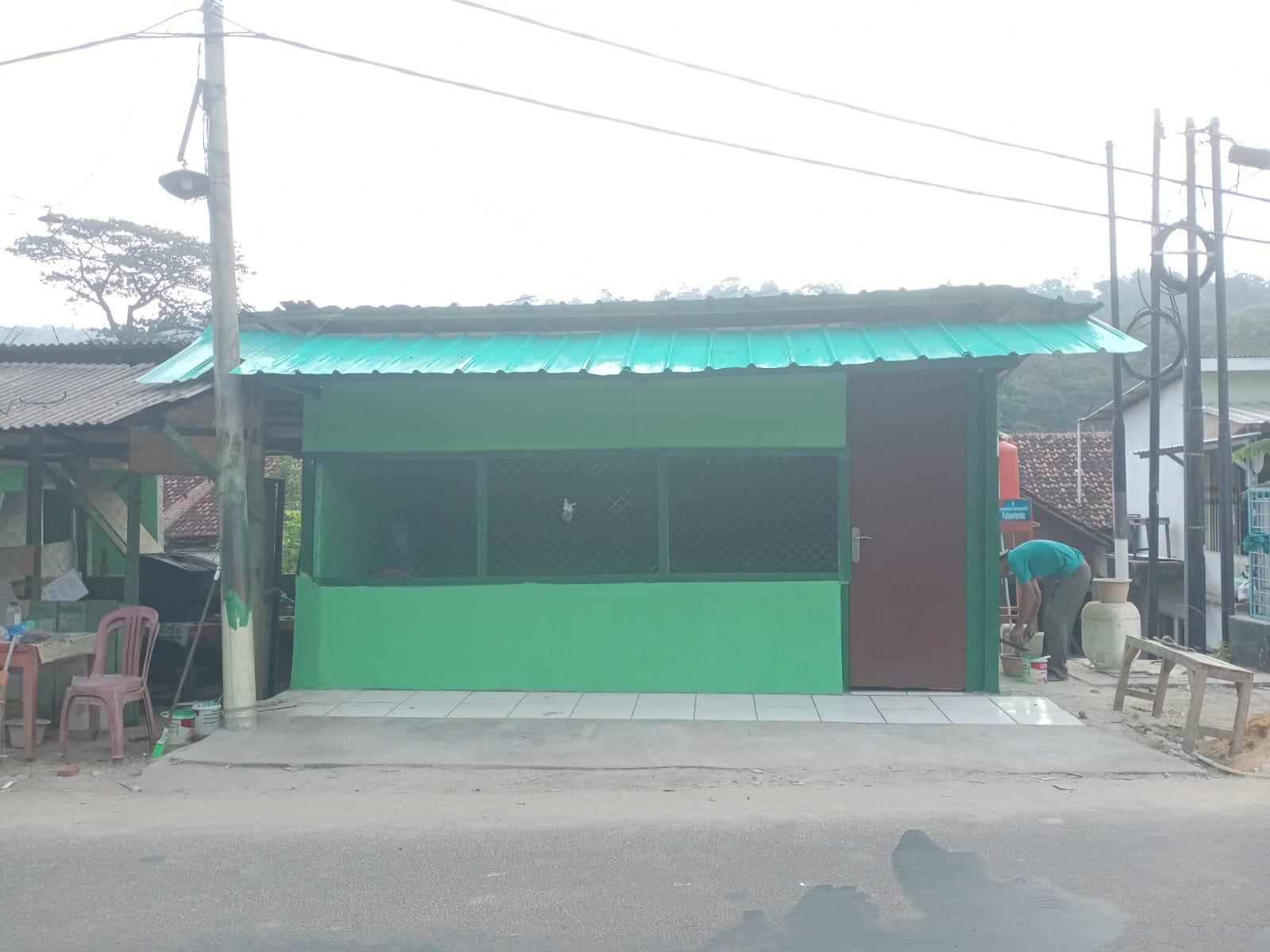 Pos Linmas Jadi Sasaran TMMD Ke-129, Tingkatkan Kesiapsiagaan Lingkungan