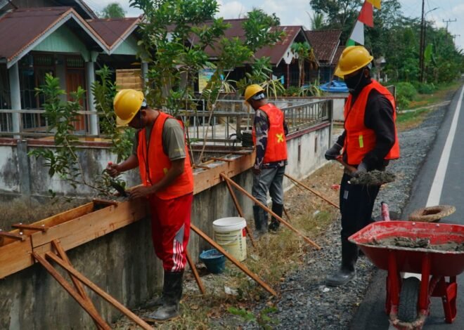TMMD Reguler Ke-129 Tingkatkan Fasilitas Ibadah Warga Desa Bandaraya