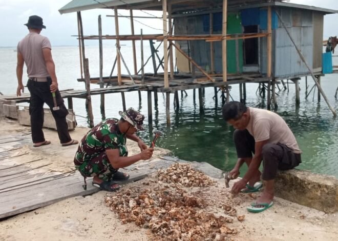Renovasi RTLH Milik Ibu Syamsiah di Desa Umbele Rampung Dipasangi Atap oleh Satgas TMMD
