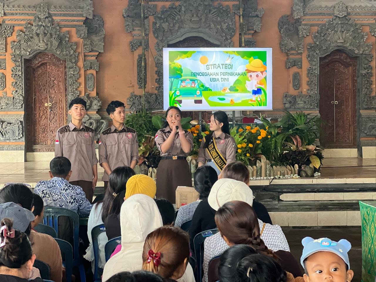 Cegah Pernikahan Usia Dini Sejak Dini, TMMD Ke-129 Bangli Libatkan Dunia Pendidikan Berikan Edukasi